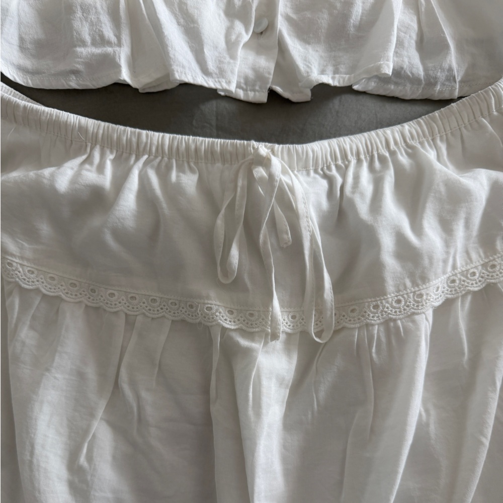 Reformation White Valetta Skirt Set - Picture 4 of 6